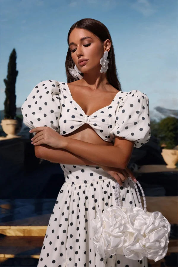 Atarrah Puantiyeli Üst Etek Takım