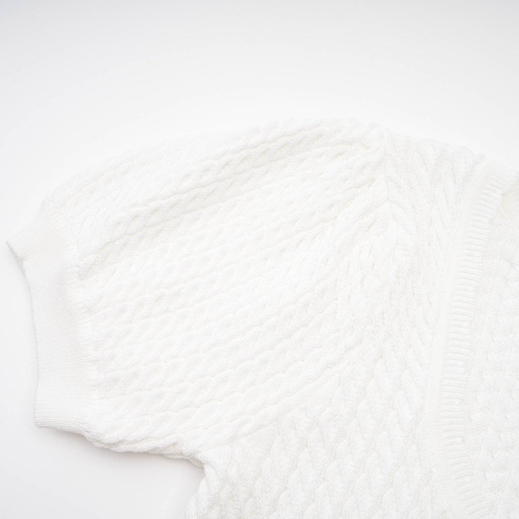 Amorra Kısa Kollu Kısa Örgü Üst